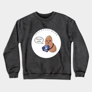 Disability Pride #2: Inclusive Bean Crewneck Sweatshirt